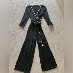 Calvin Klein Black and white jumpsuit